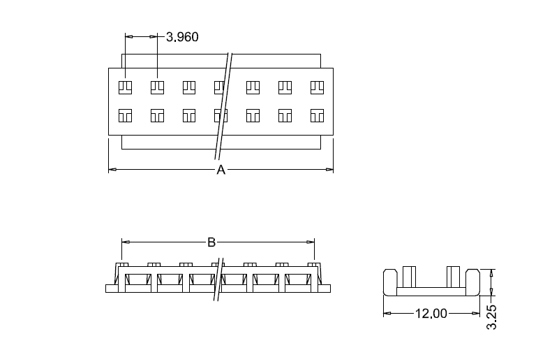 M7061-N cover dimension Wymiary pokrywy M7061-N
