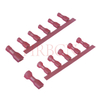 Izolowane gniazdo żeńskie 2,8 mm (0,110 cala) AWG22-18 0,32–0,82 mm² 