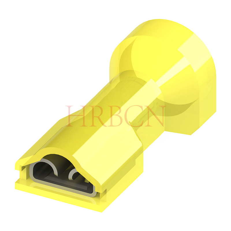 Rozmiar zakładki 6,35 × 0,5 mm 250 Szybkozłącze Żółte AWG#10-12