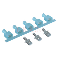 6,35 × 0,8 mm Rozmiar zakładki Średnica 4,06 mm nylonowy męski terminal do szybkiego rozłączania