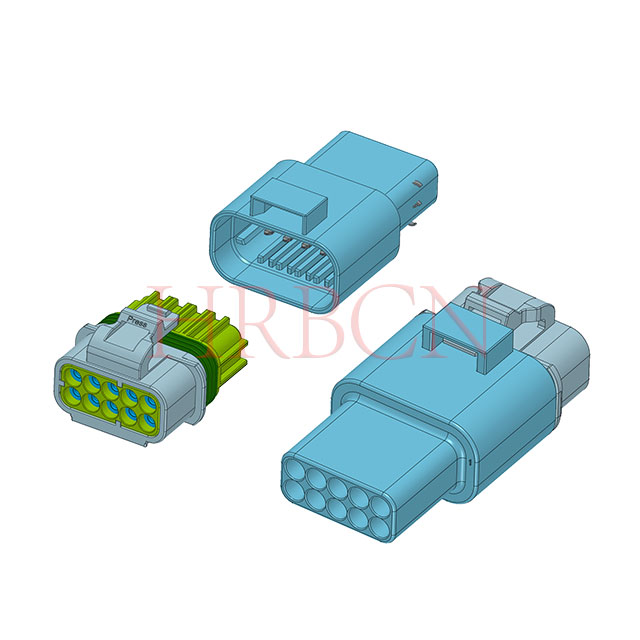 Wodoodporne złącze zasilania typu przewód-przewód HRB 4,0 mm 