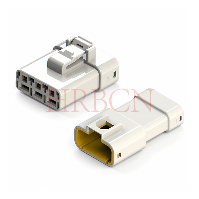 Wodoodporne złącze HRB 6,35 mm Sing Row Wire-Wire 