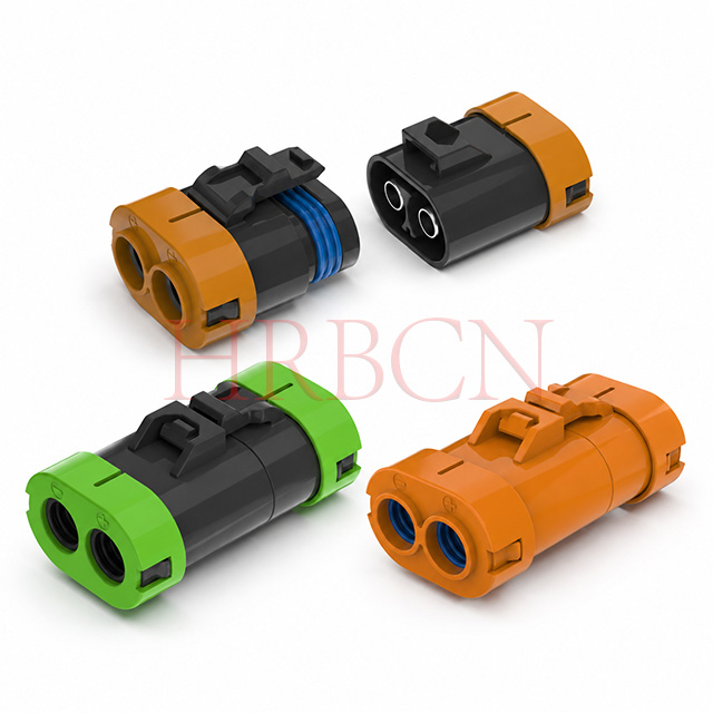 Wodoodporne złącze przewodu do przewodu o rozstawie 11,0 mm, 2-stykowe