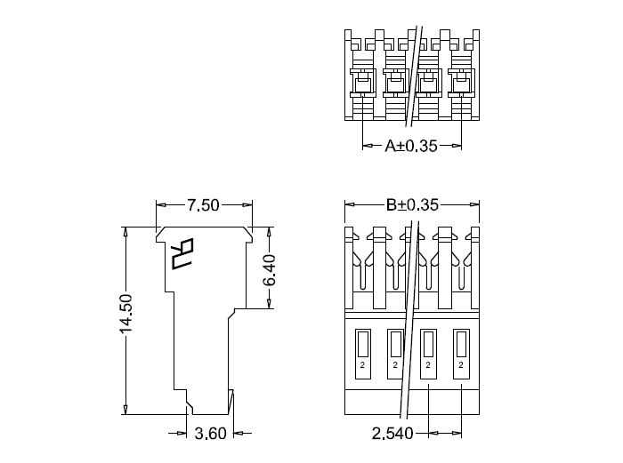 Wymiar IDC M2051-N